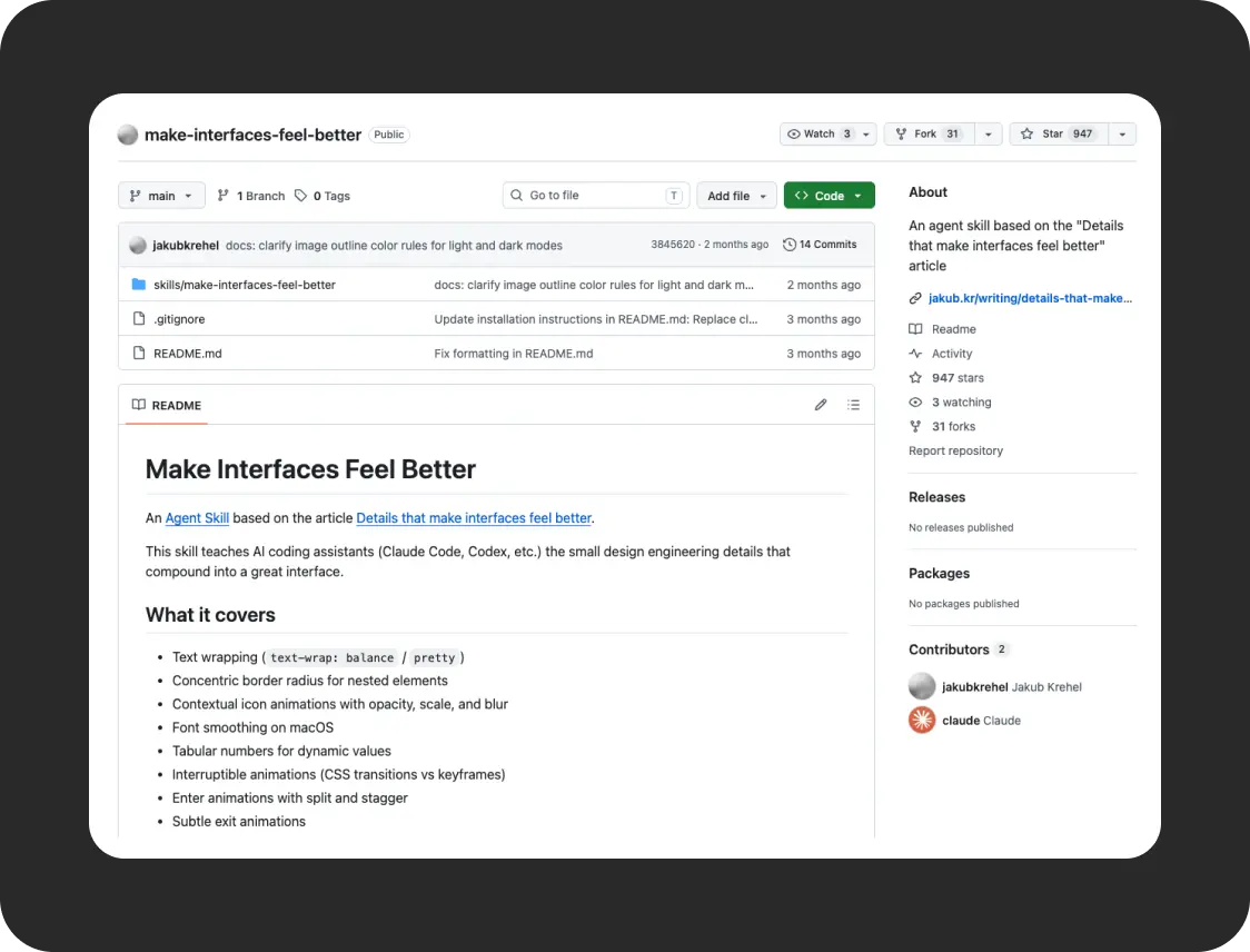 Jakub's skill already has almost 1k stars on Github