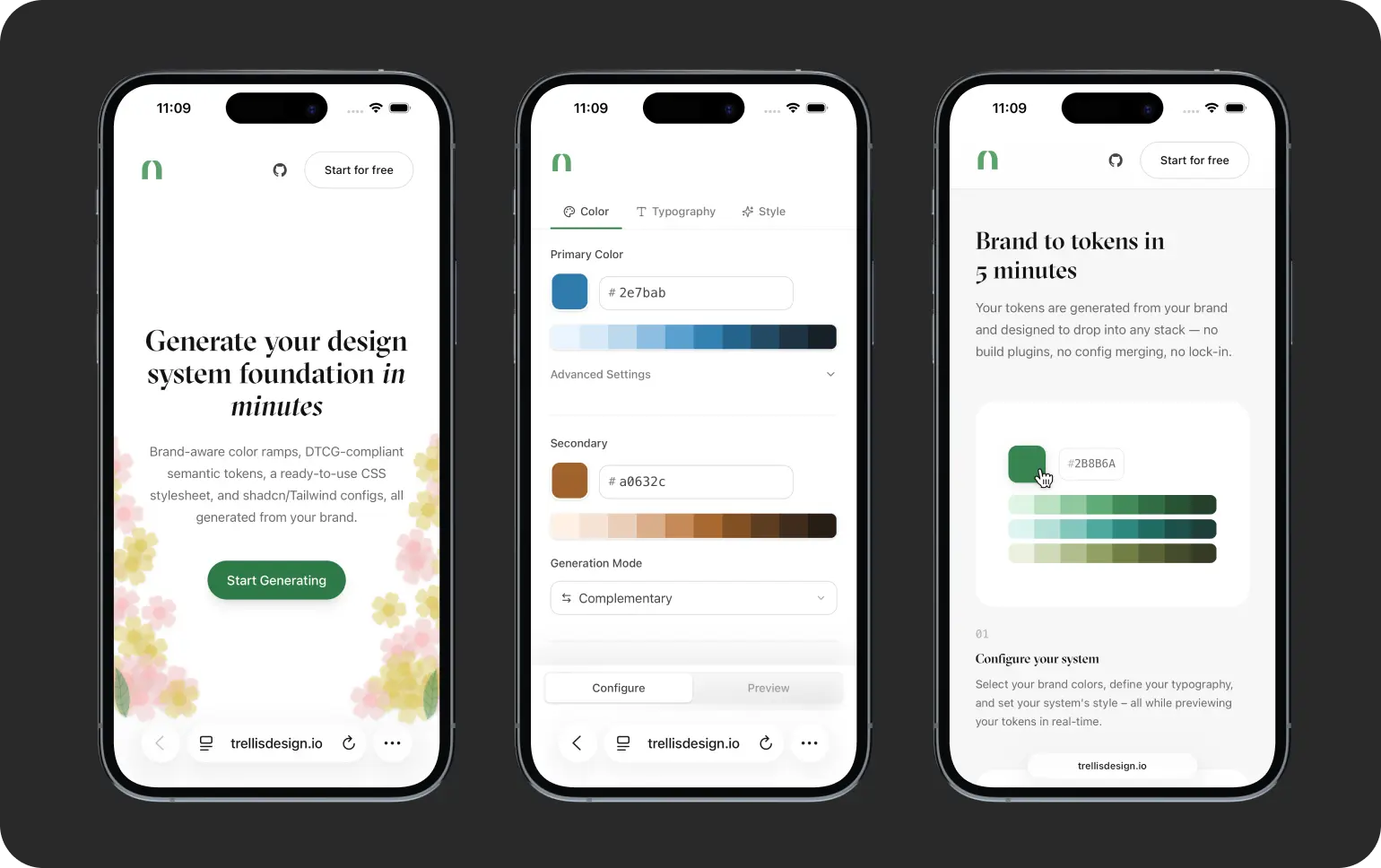 Trellis mobile preview